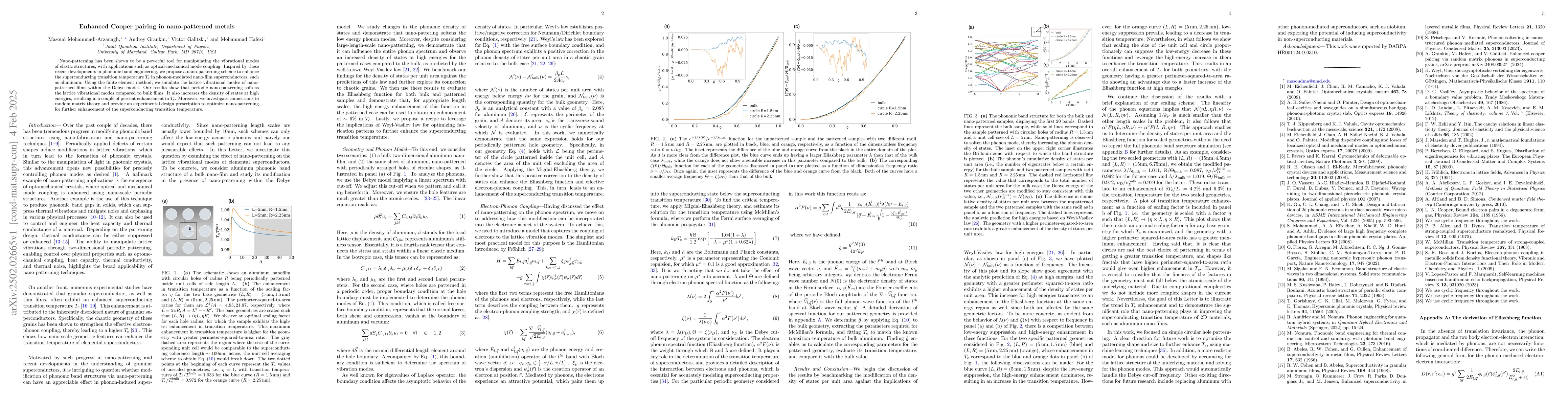 Thumbnail for Enhanced Cooper pairing in nano-patterned metals