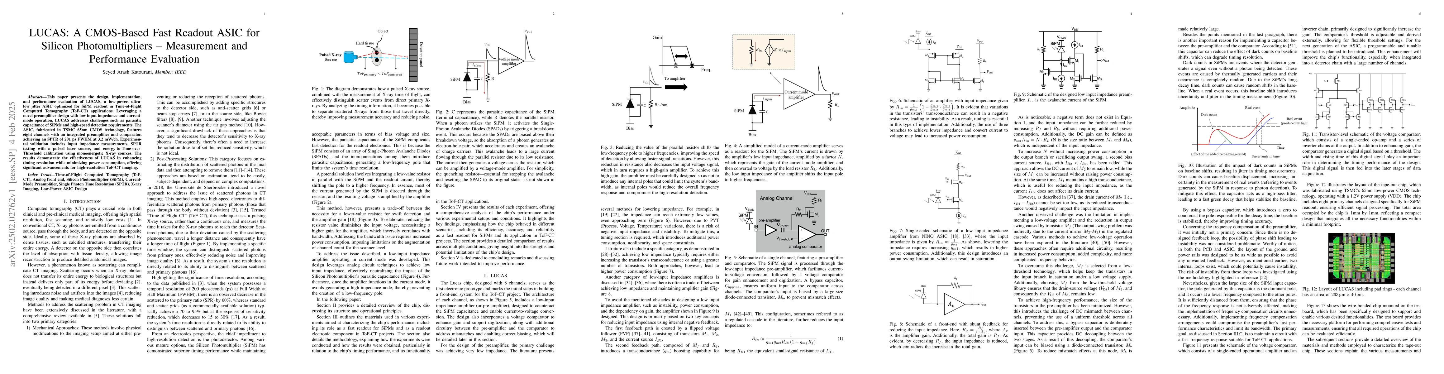Thumbnail for LUCAS: A CMOS-Based Fast Readout ASIC for Silicon Photomultipliers --
  Measurement and Performance Evaluation