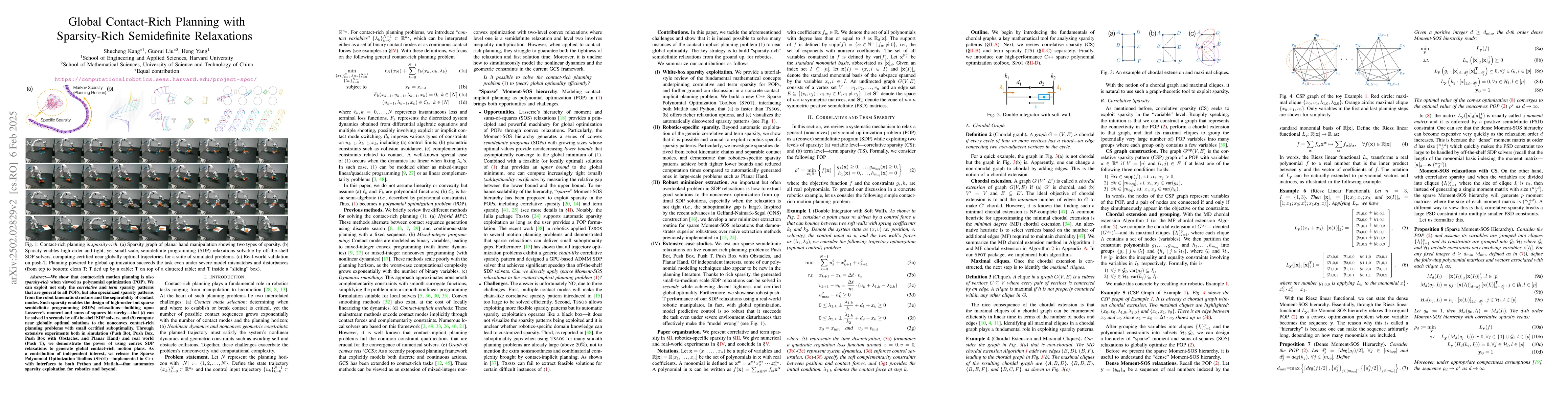 Thumbnail for Global Contact-Rich Planning with Sparsity-Rich Semidefinite Relaxations