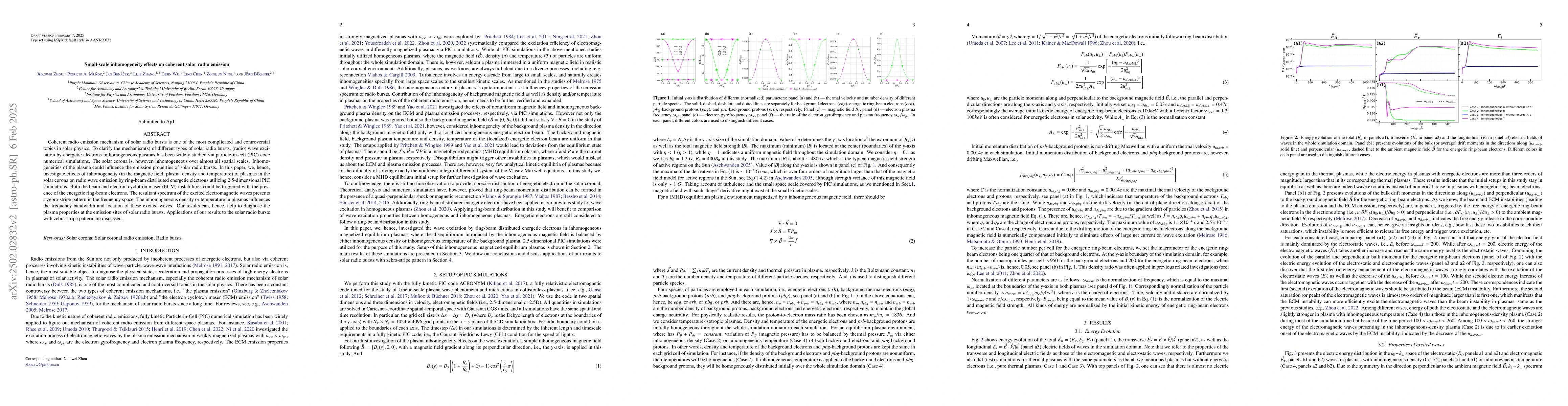 Thumbnail for Small-scale inhomogeneity effects on coherent solar radio emission