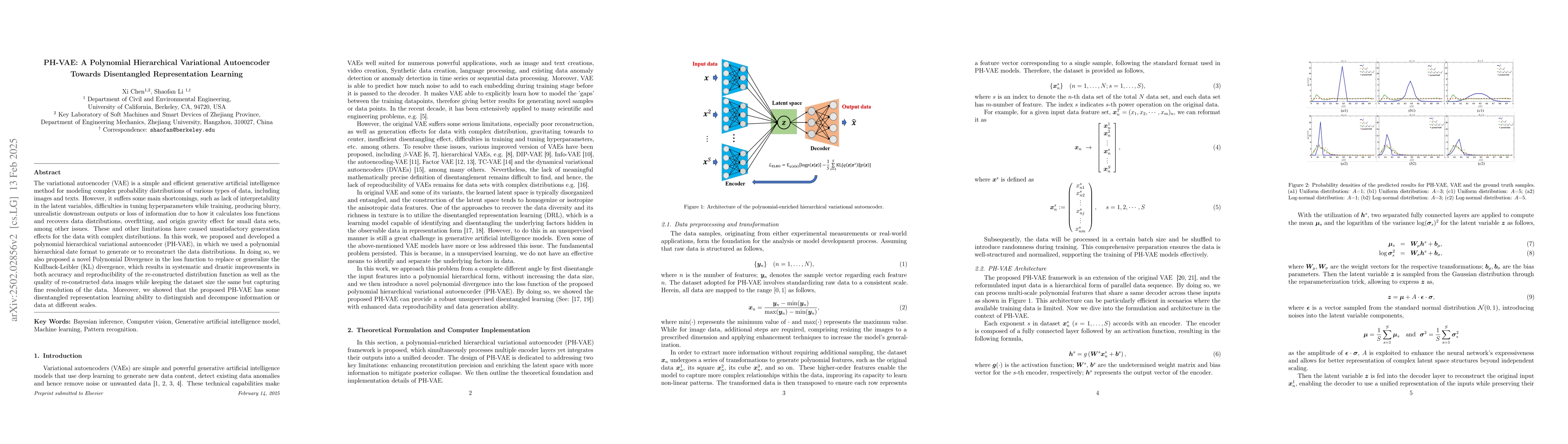 Thumbnail for PH-VAE: A Polynomial Hierarchical Variational Autoencoder Towards
  Disentangled Representation Learning