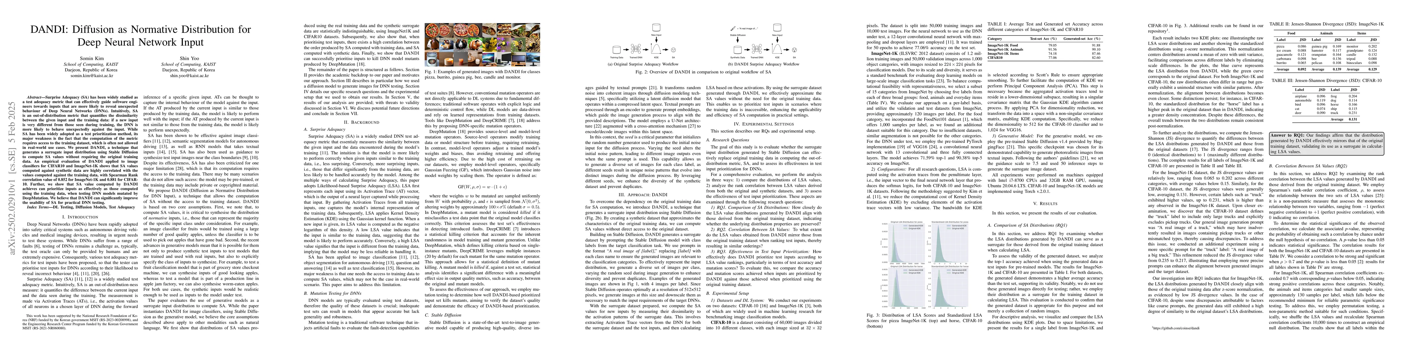 Thumbnail for DANDI: Diffusion as Normative Distribution for Deep Neural Network Input
