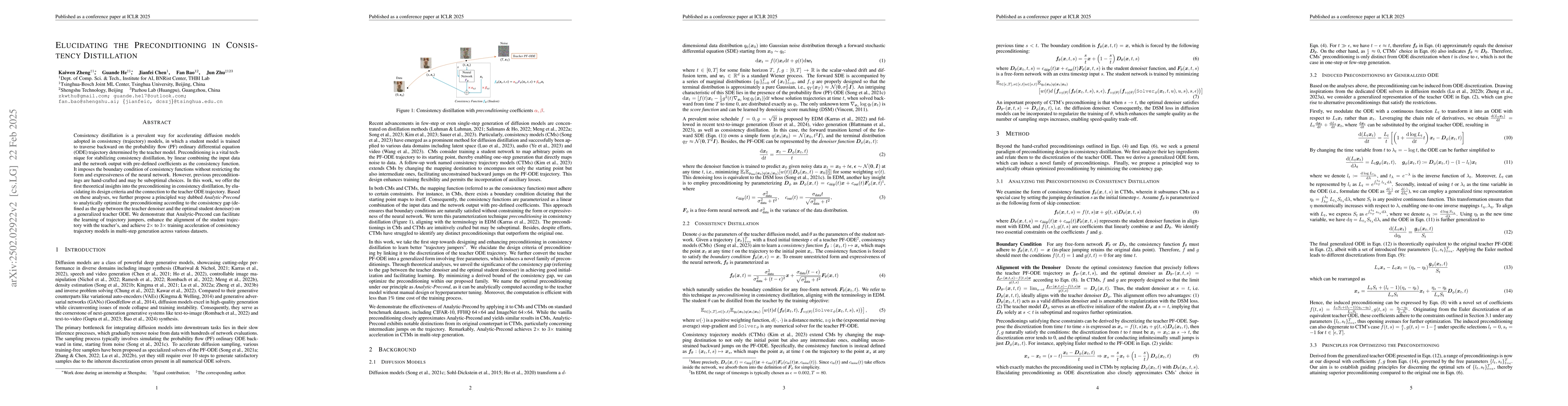 Thumbnail for Elucidating the Preconditioning in Consistency Distillation