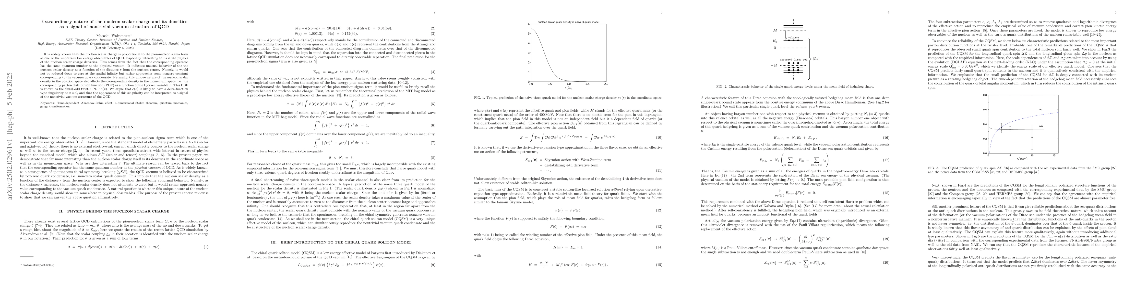 Thumbnail for Extraordinary nature of the nucleon scalar charge and its densities as a
  signal of nontrivial vacuum structure of QCD