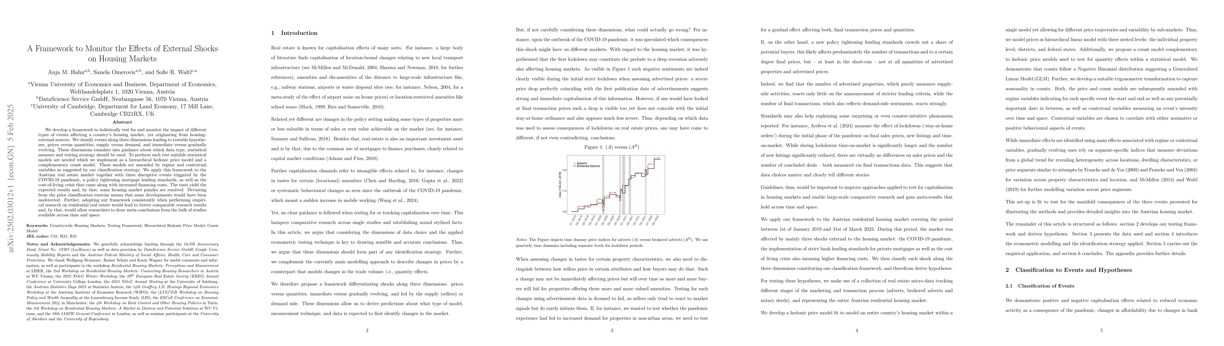 Thumbnail for A Framework to Monitor the Effects of External Shocks on Housing Markets