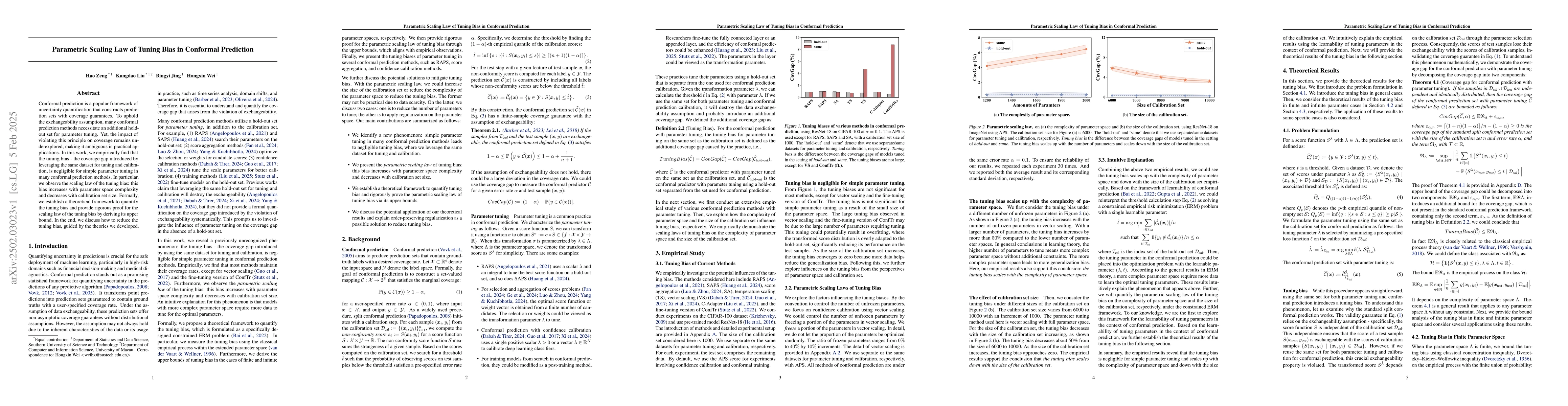 Thumbnail for Parametric Scaling Law of Tuning Bias in Conformal Prediction