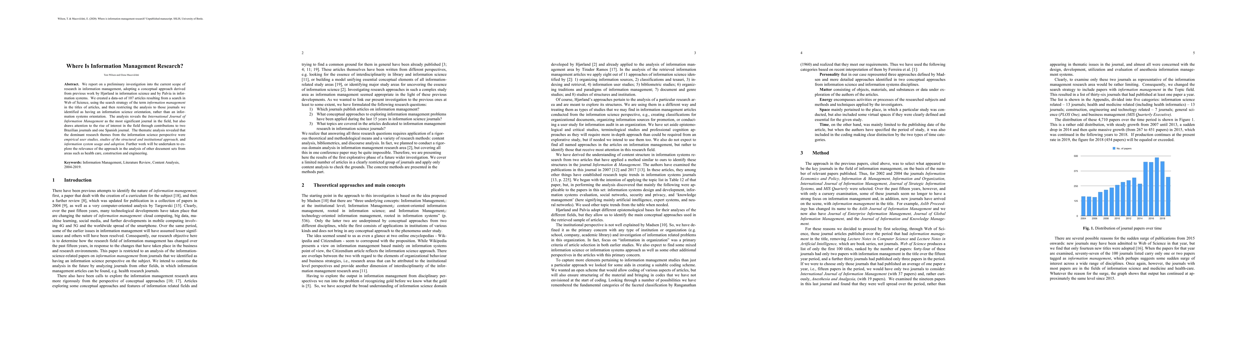 Thumbnail for Where is Information Management Research?