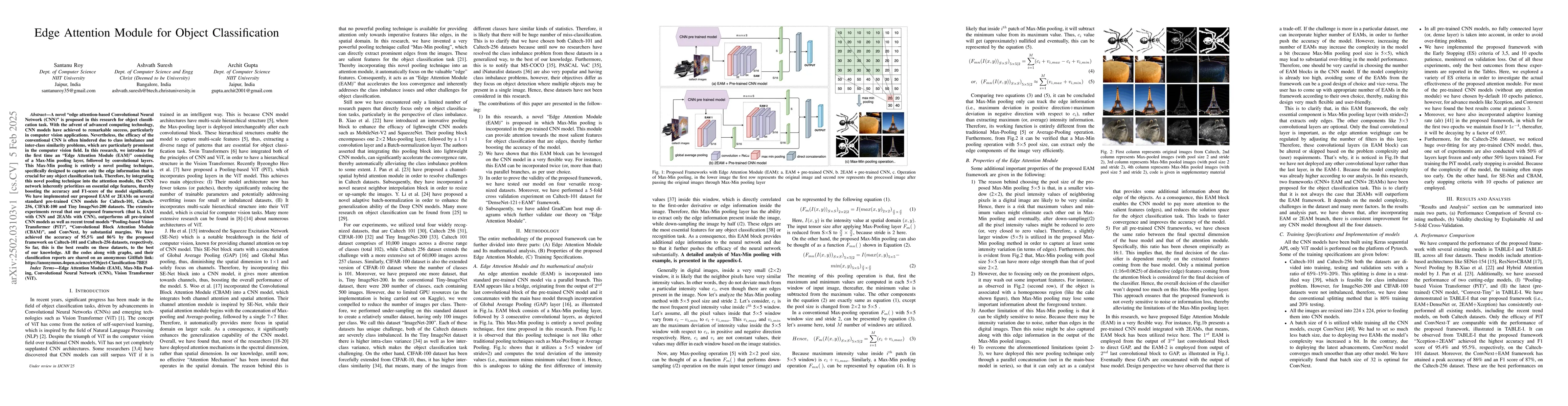 Thumbnail for Edge Attention Module for Object Classification
