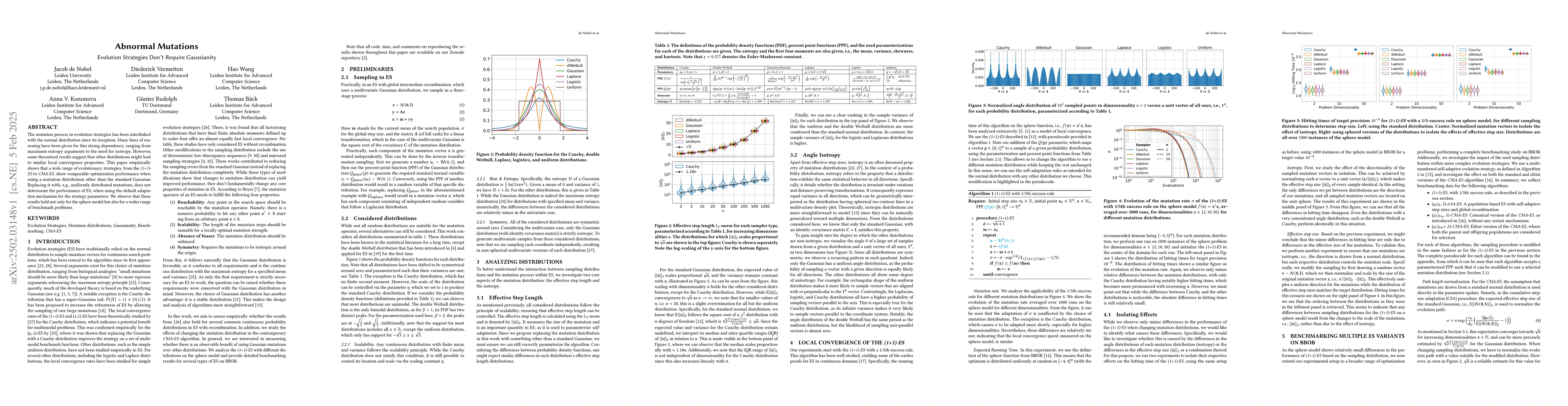 Thumbnail for Abnormal Mutations: Evolution Strategies Don't Require Gaussianity