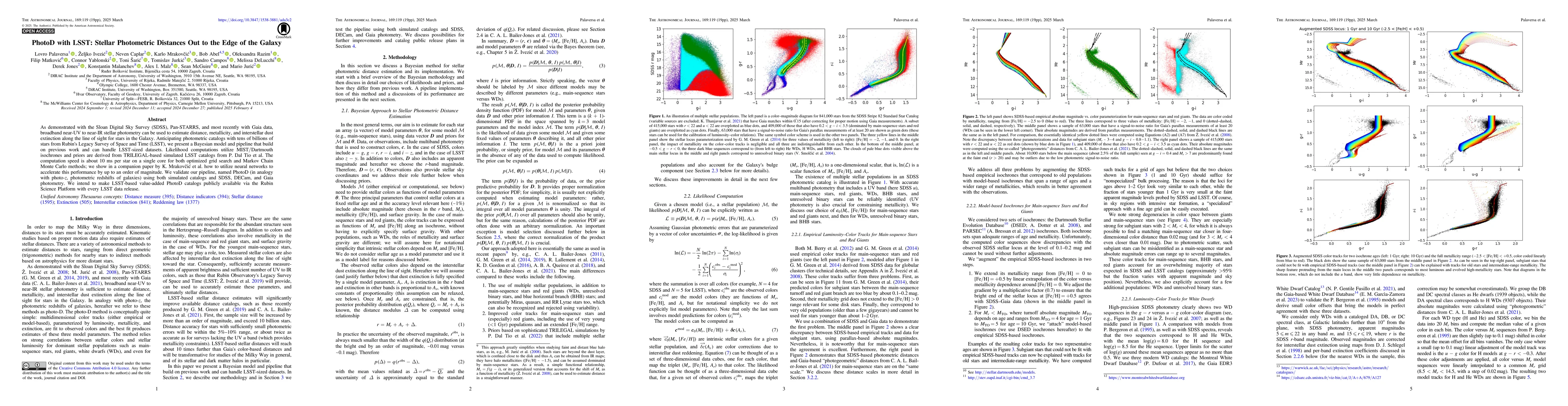Thumbnail for PhotoD with LSST: Stellar Photometric Distances Out to the Edge of the
  Galaxy