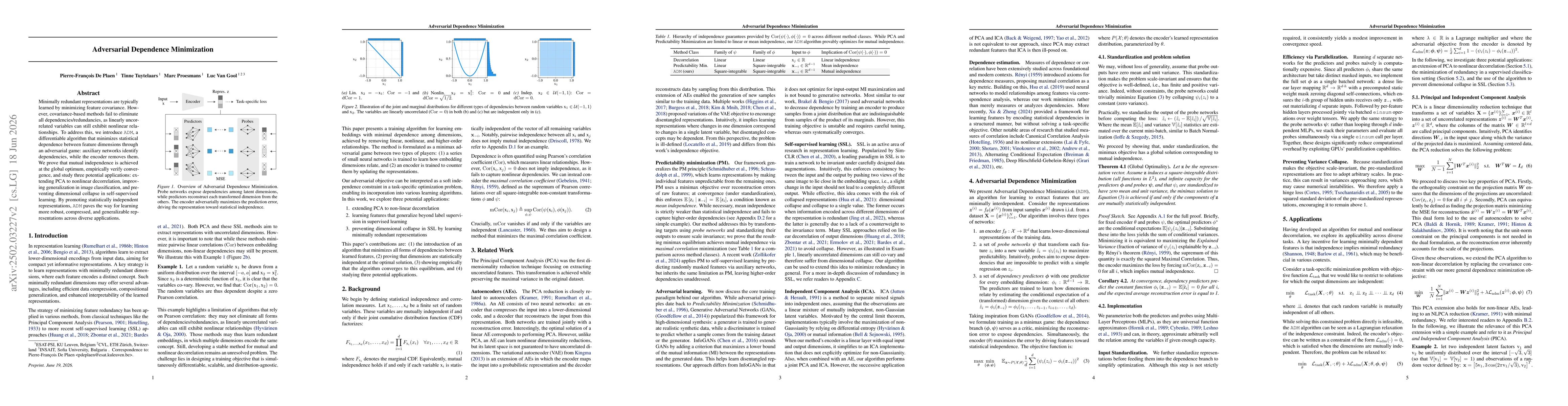 Thumbnail for Adversarial Dependence Minimization