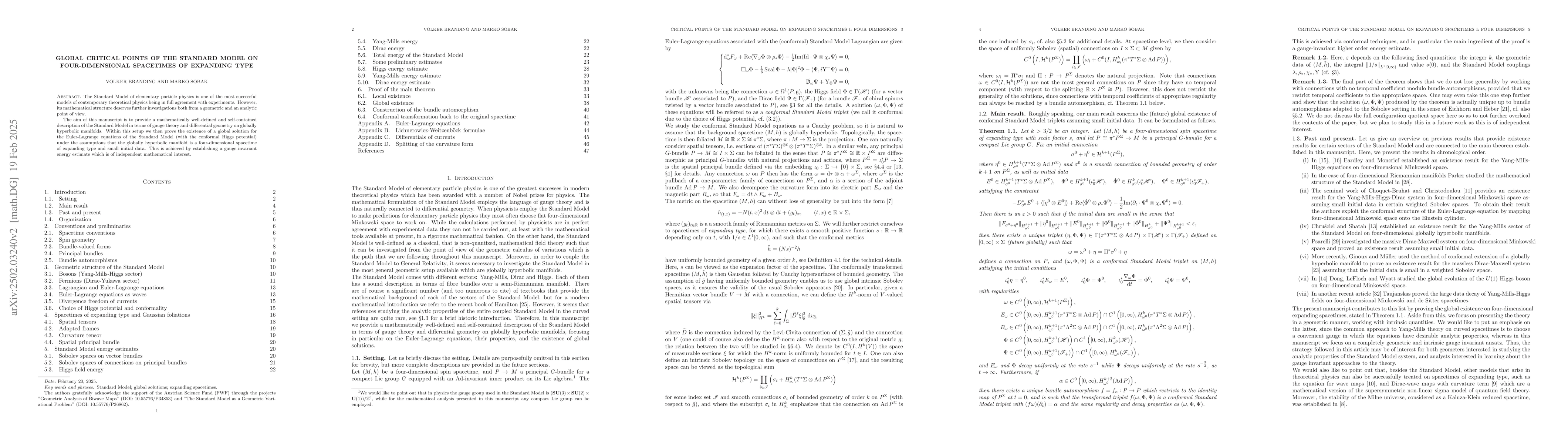 Thumbnail for Global critical points of the Standard Model on four-dimensional
  spacetimes of expanding type