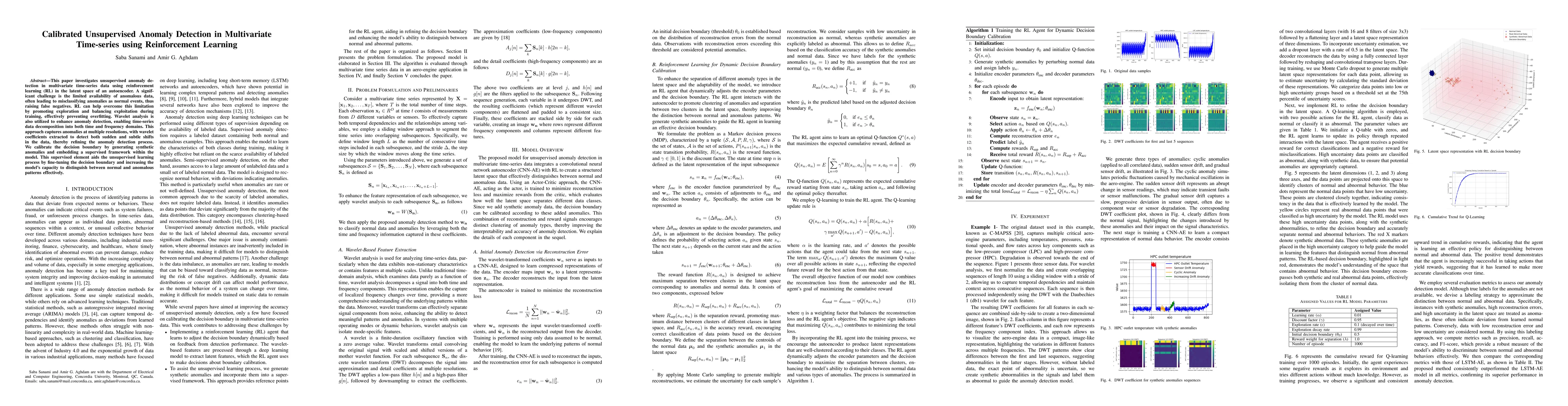 Thumbnail for Calibrated Unsupervised Anomaly Detection in Multivariate Time-series
  using Reinforcement Learning