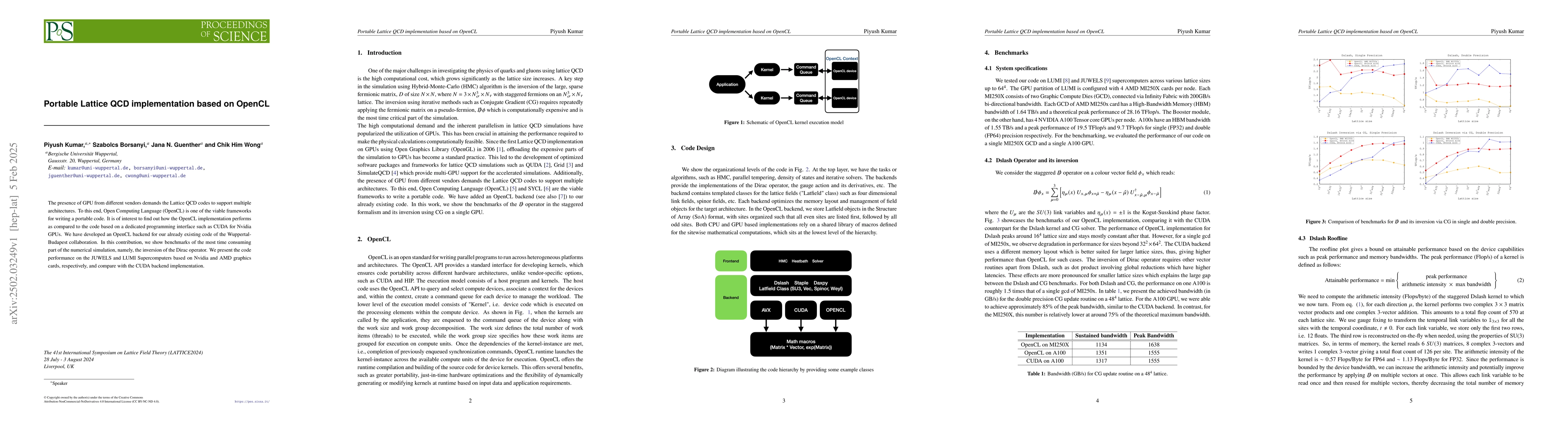 Thumbnail for Portable Lattice QCD implementation based on OpenCL