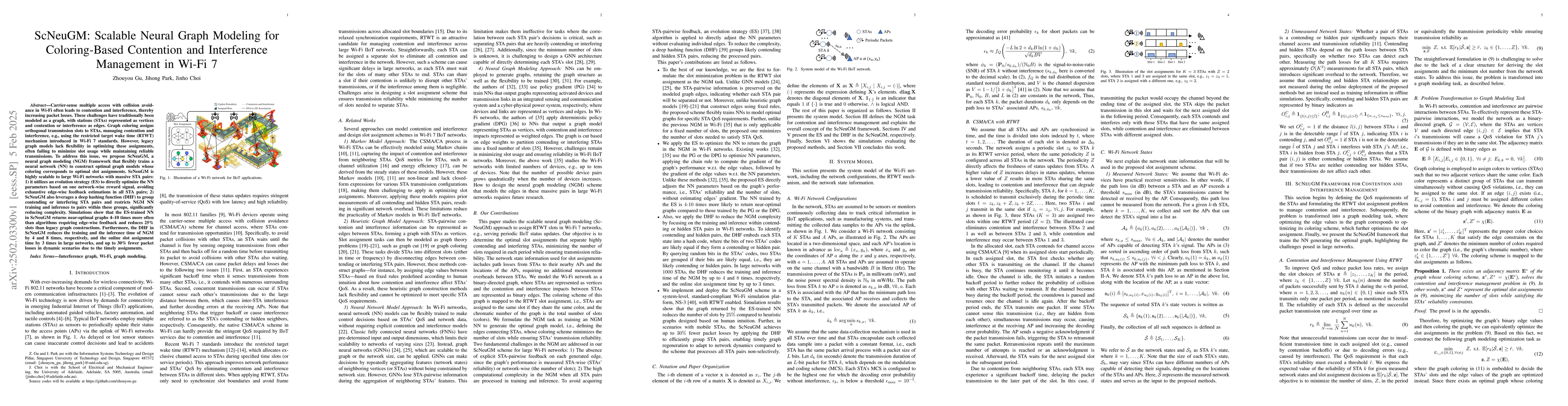 Thumbnail for ScNeuGM: Scalable Neural Graph Modeling for Coloring-Based Contention
  and Interference Management in Wi-Fi 7