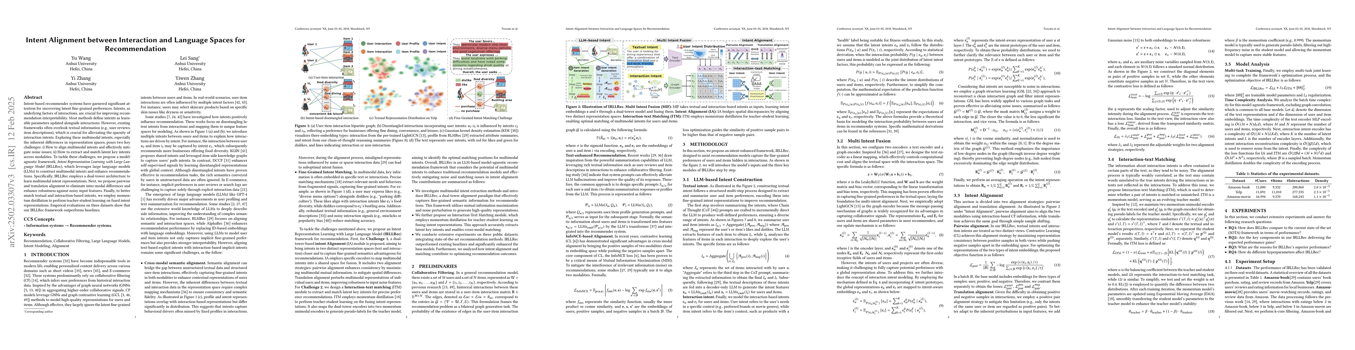 Thumbnail for Intent Alignment between Interaction and Language Spaces for
  Recommendation