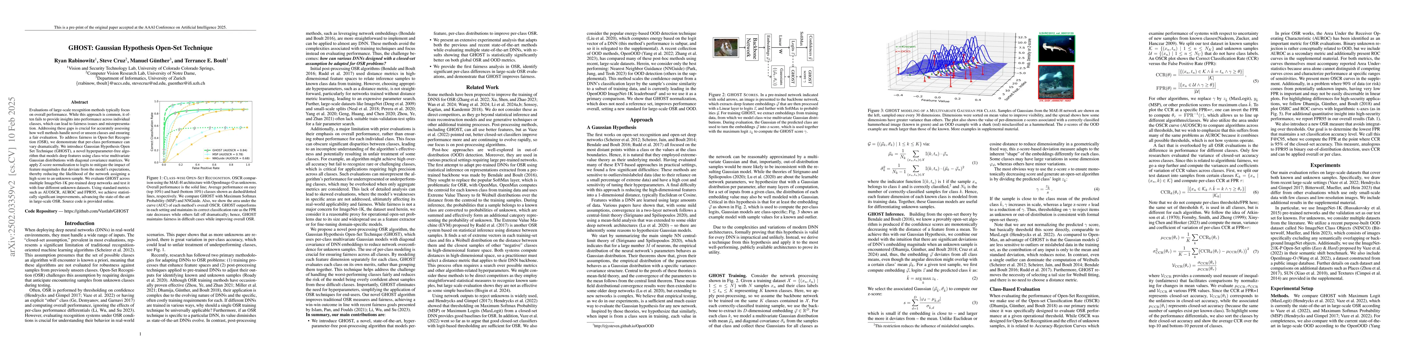 Thumbnail for GHOST: Gaussian Hypothesis Open-Set Technique