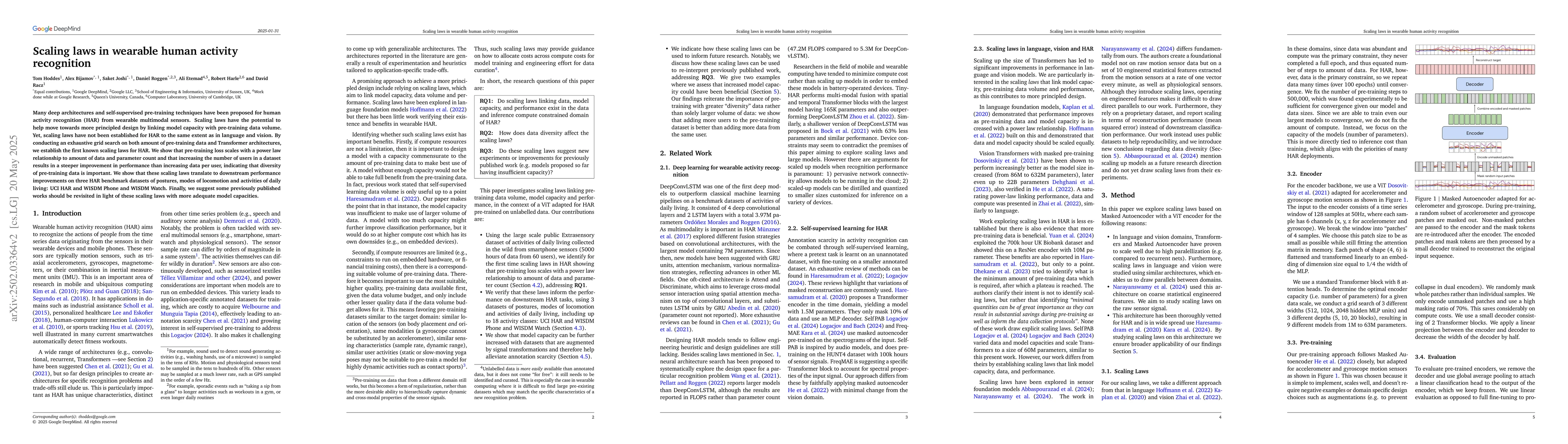 Thumbnail for Scaling laws in wearable human activity recognition