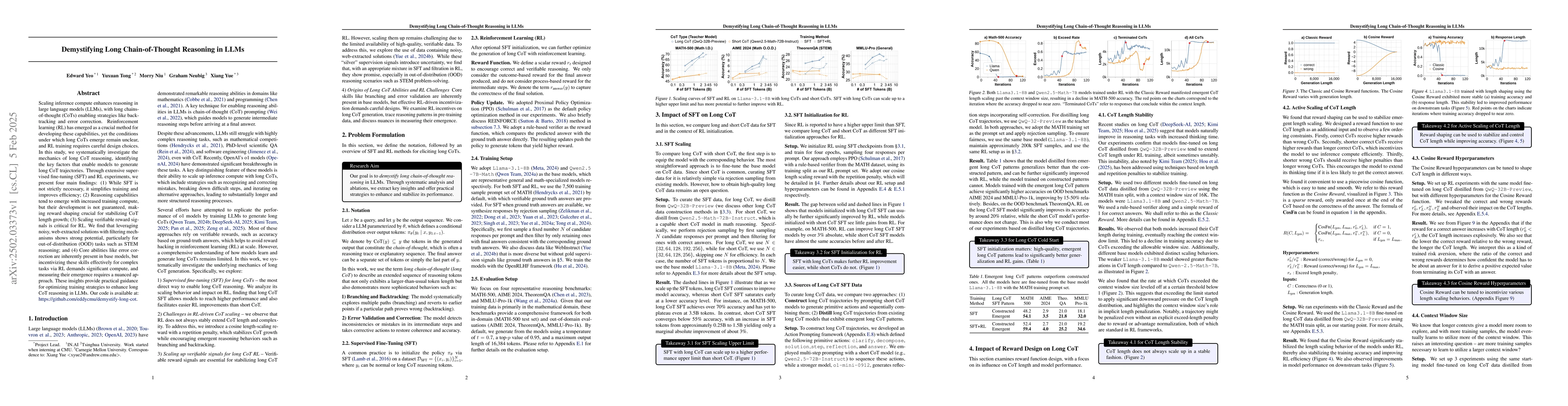Thumbnail for Demystifying Long Chain-of-Thought Reasoning in LLMs