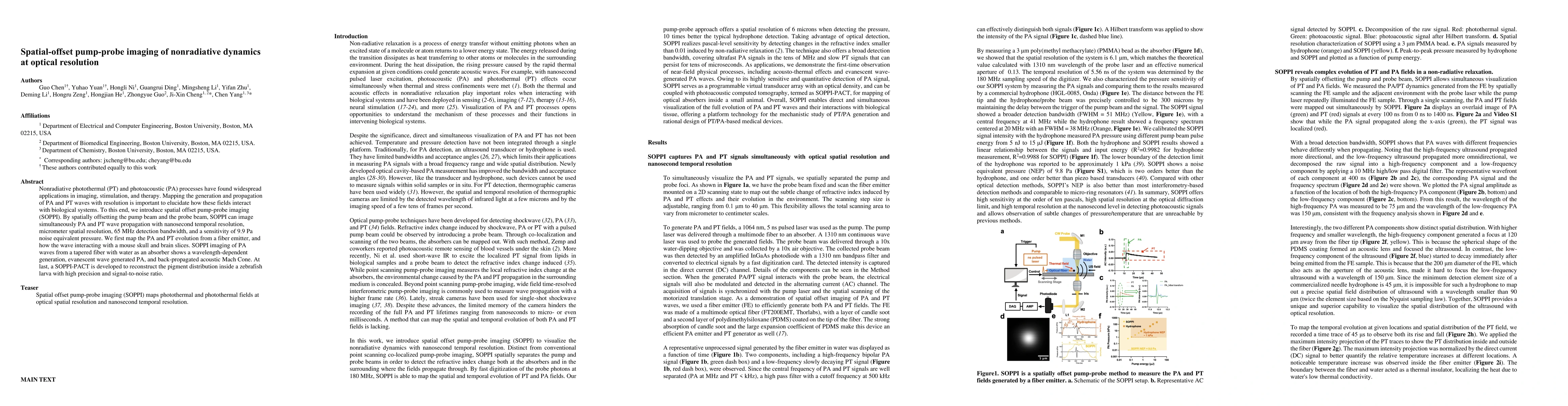 Thumbnail for Spatial-offset pump-probe imaging of nonradiative dynamics at optical
  resolution