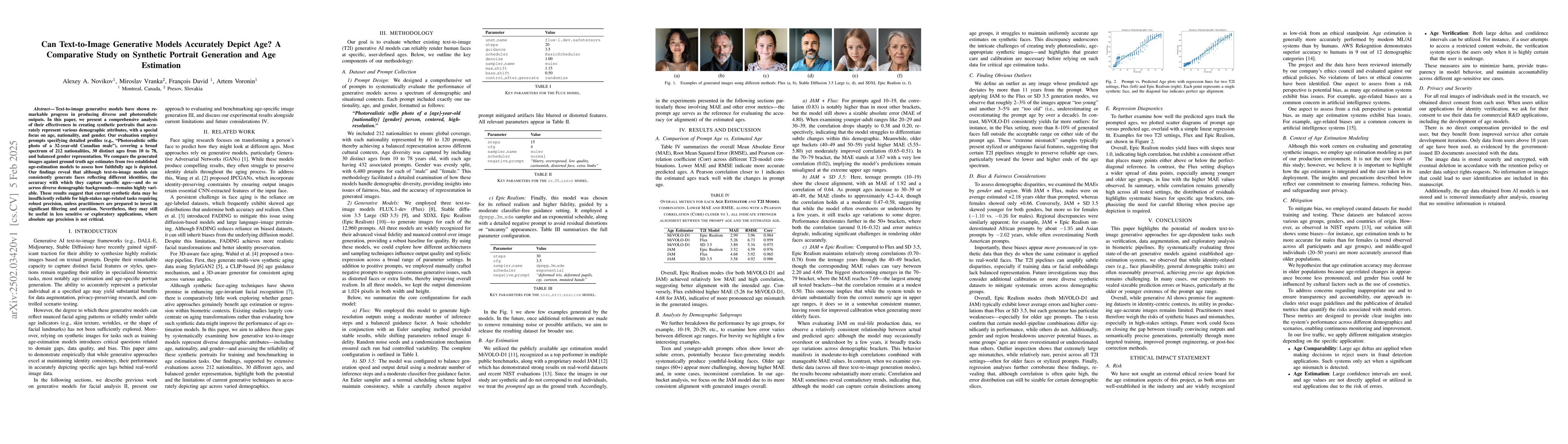 Thumbnail for Can Text-to-Image Generative Models Accurately Depict Age? A Comparative
  Study on Synthetic Portrait Generation and Age Estimation