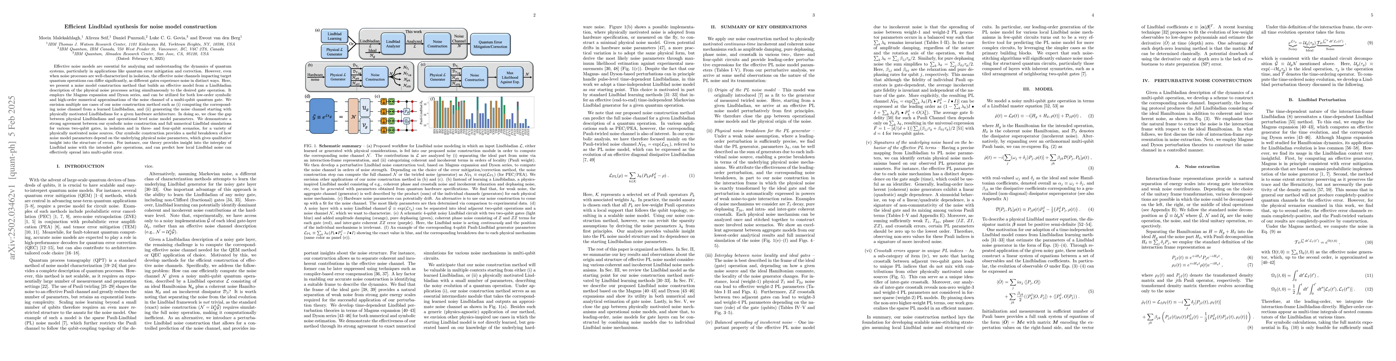 Thumbnail for Efficient Lindblad synthesis for noise model construction