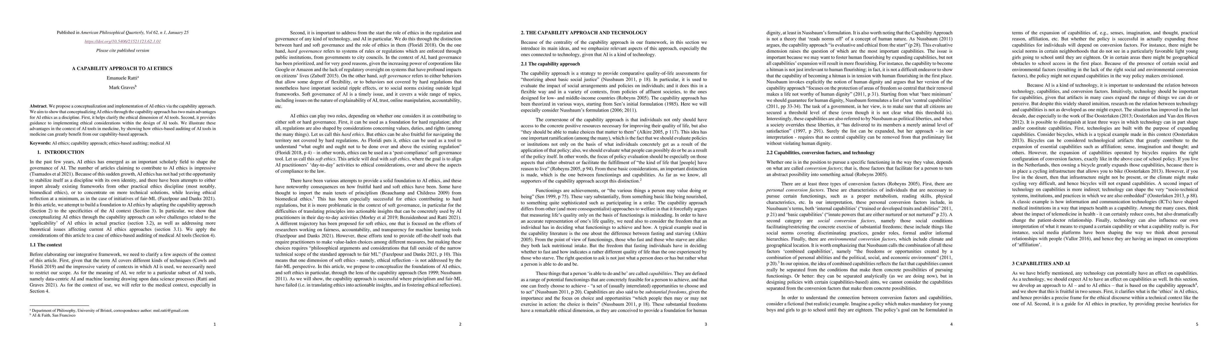 Thumbnail for A Capability Approach to AI Ethics