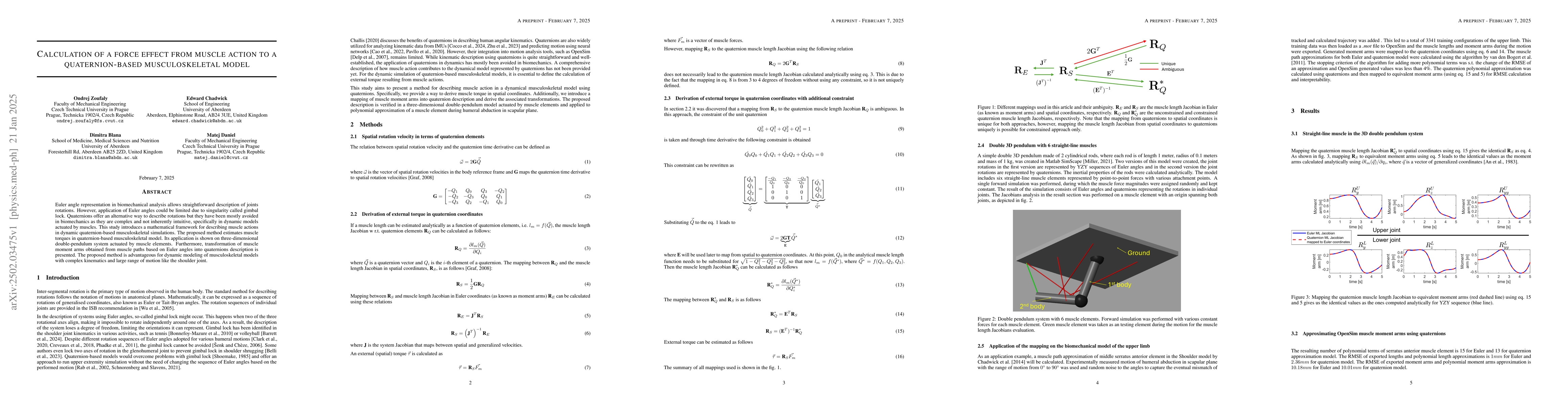Thumbnail for Calculation of a force effect from muscle action to a quaternion-based
  musculoskeletal model
