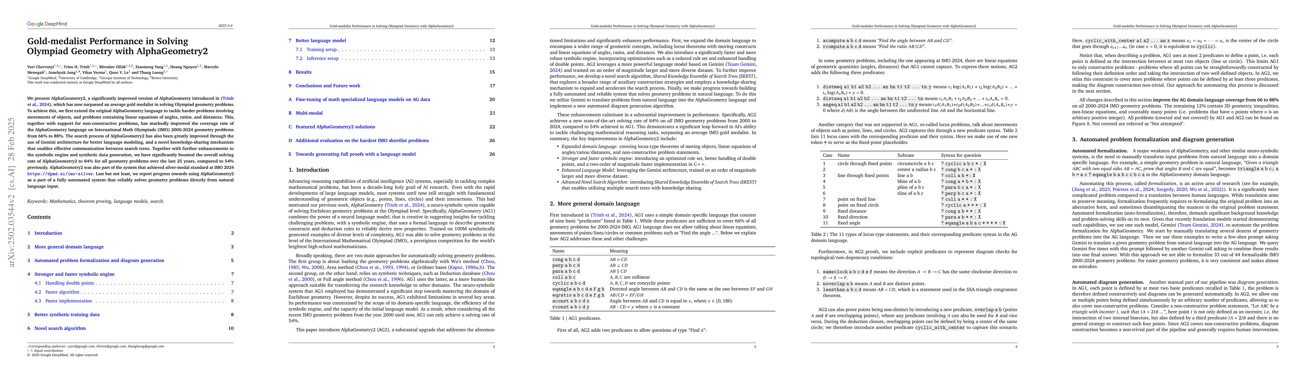Thumbnail for Gold-medalist Performance in Solving Olympiad Geometry with
  AlphaGeometry2