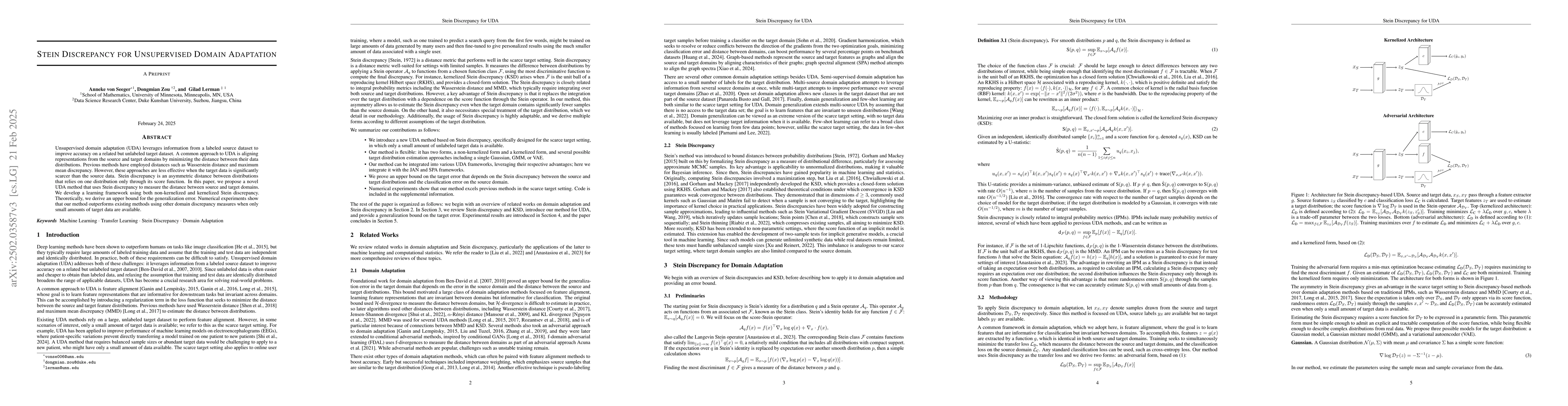 Thumbnail for Stein Discrepancy for Unsupervised Domain Adaptation