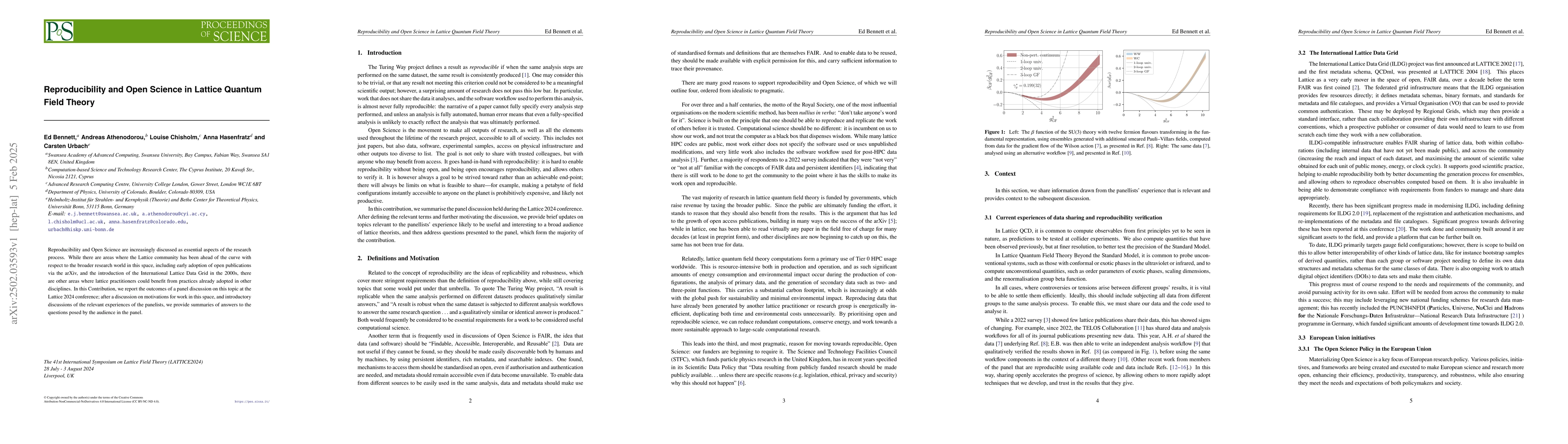 Thumbnail for Reproducibility and Open Science in Lattice Quantum Field Theory