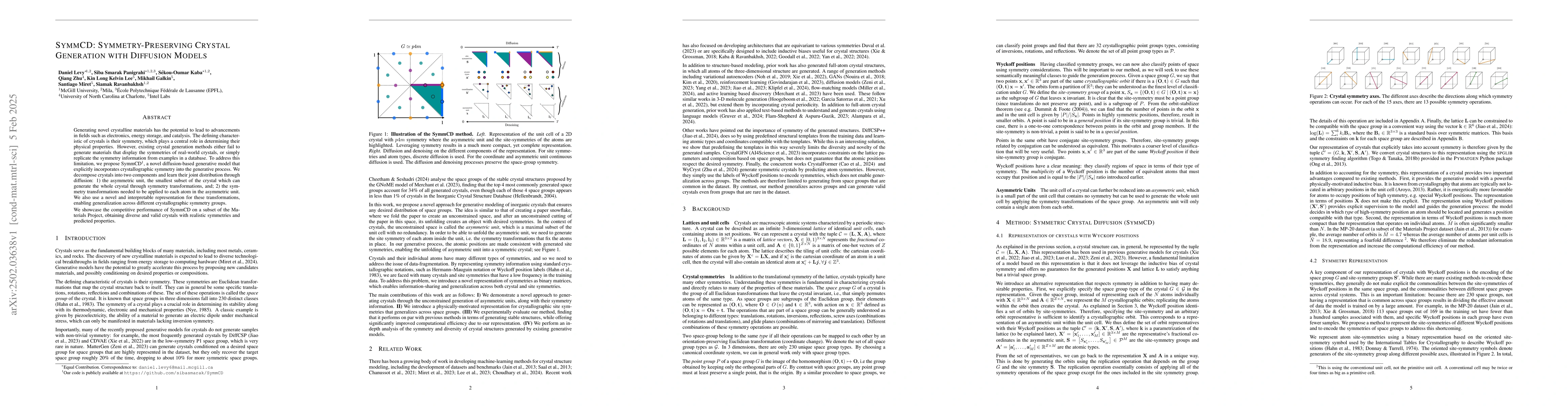 Thumbnail for SymmCD: Symmetry-Preserving Crystal Generation with Diffusion Models