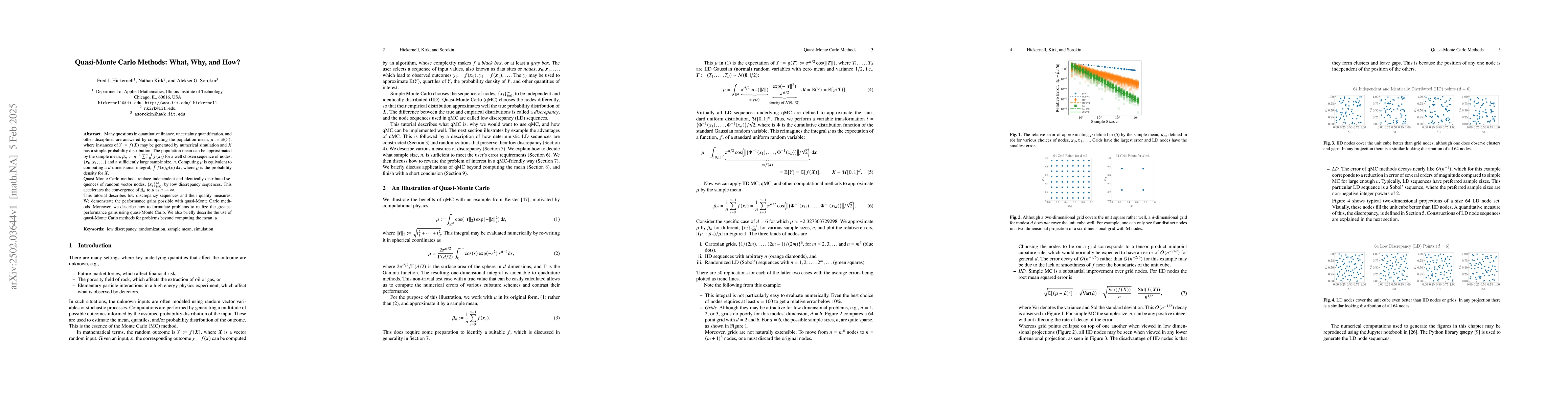 Thumbnail for Quasi-Monte Carlo Methods: What, Why, and How?