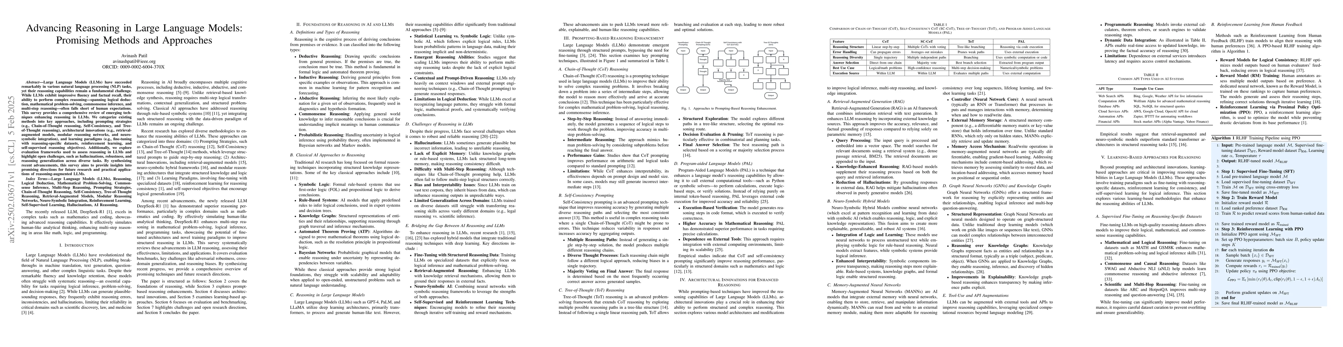 Thumbnail for Advancing Reasoning in Large Language Models: Promising Methods and
  Approaches