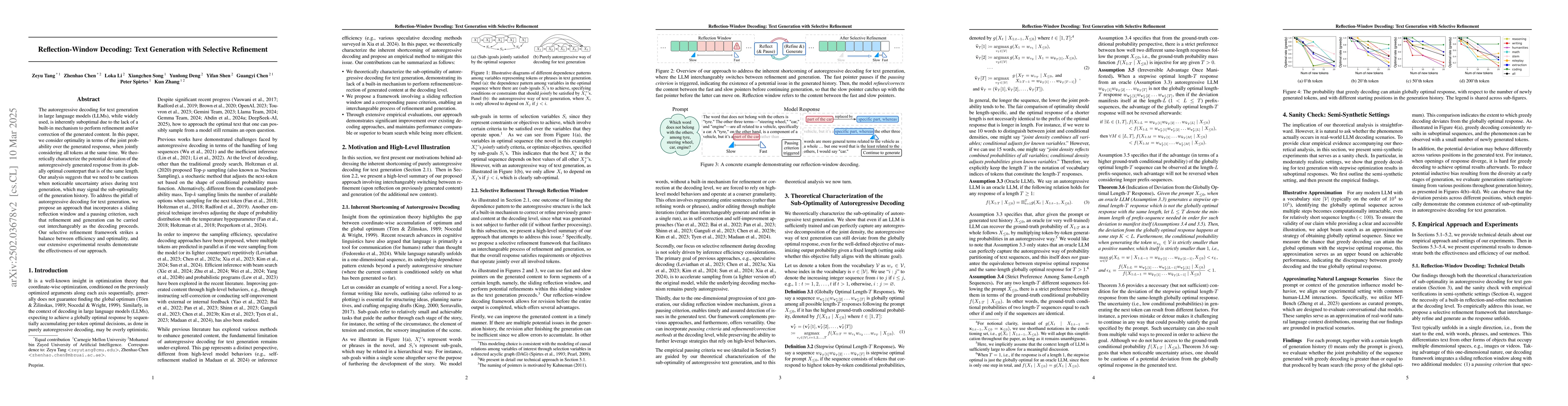 Thumbnail for Reflection-Window Decoding: Text Generation with Selective Refinement