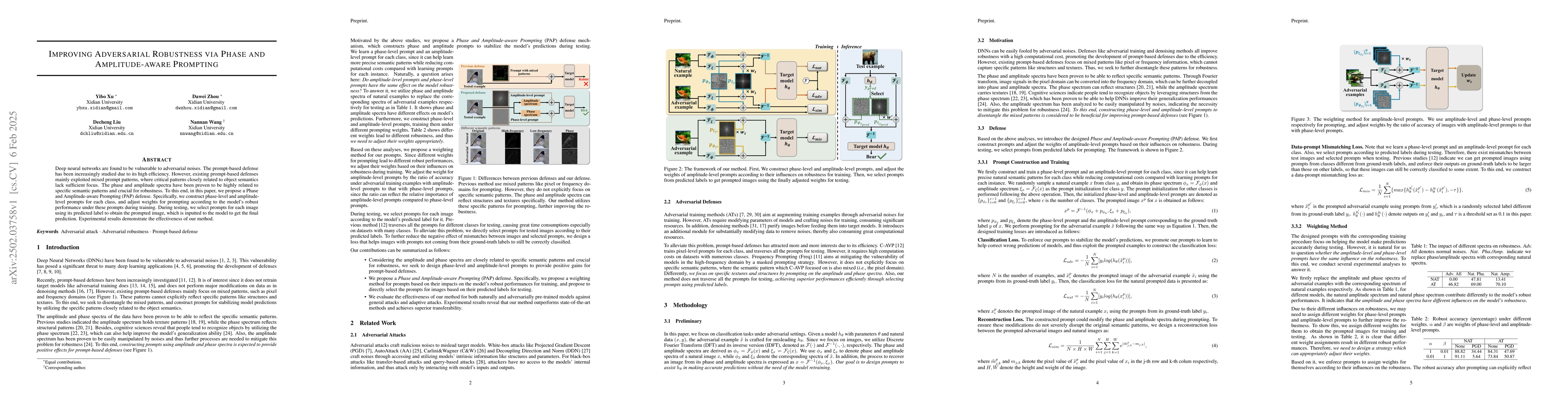 Thumbnail for Improving Adversarial Robustness via Phase and Amplitude-aware Prompting