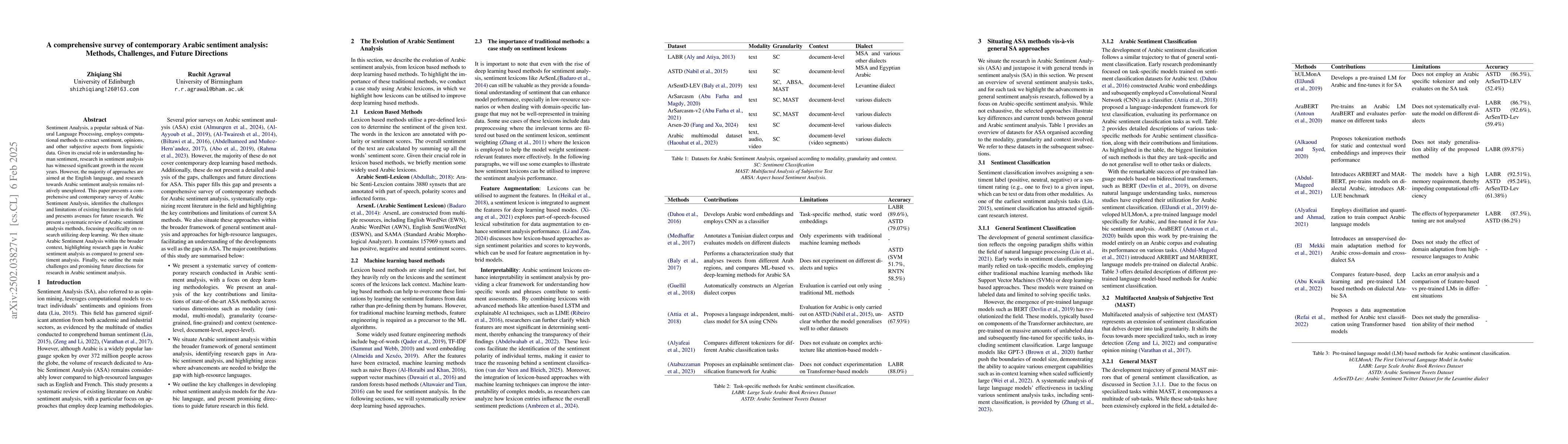 Thumbnail for A comprehensive survey of contemporary Arabic sentiment analysis:
  Methods, Challenges, and Future Directions