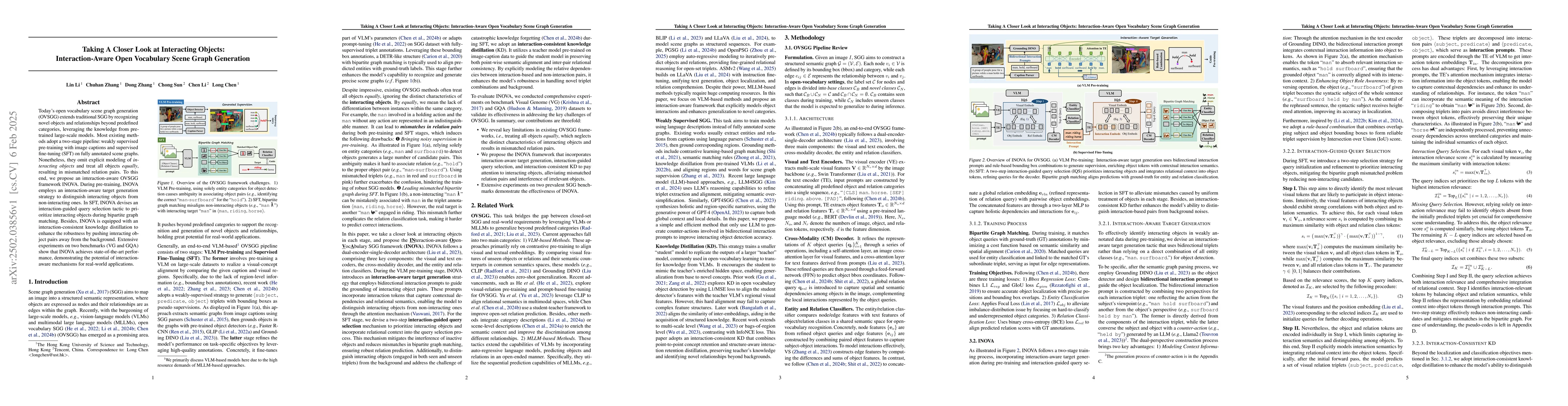 Thumbnail for Taking A Closer Look at Interacting Objects: Interaction-Aware Open
  Vocabulary Scene Graph Generation