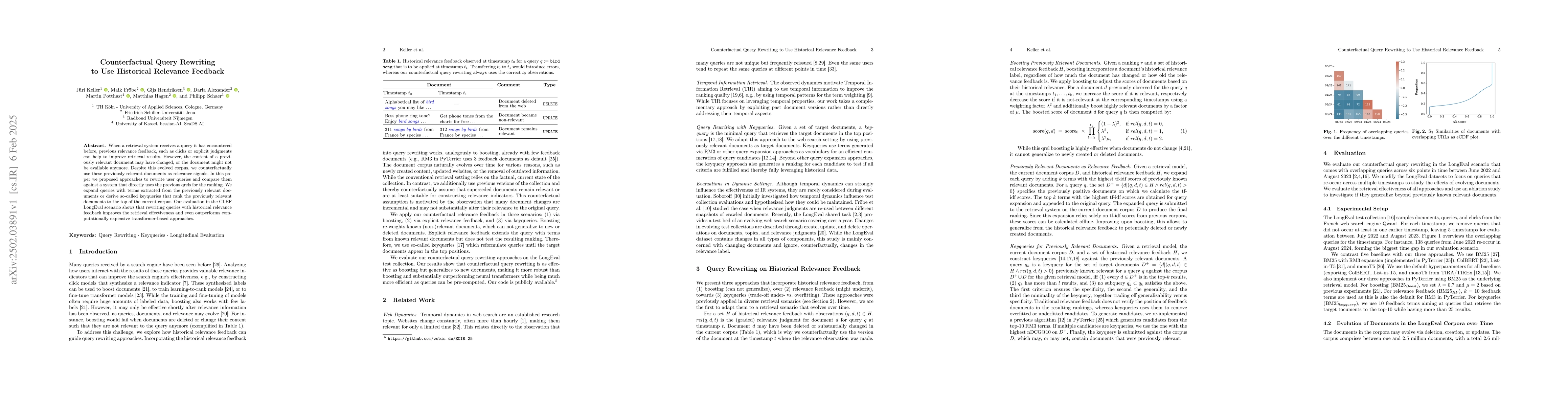 Thumbnail for Counterfactual Query Rewriting to Use Historical Relevance Feedback