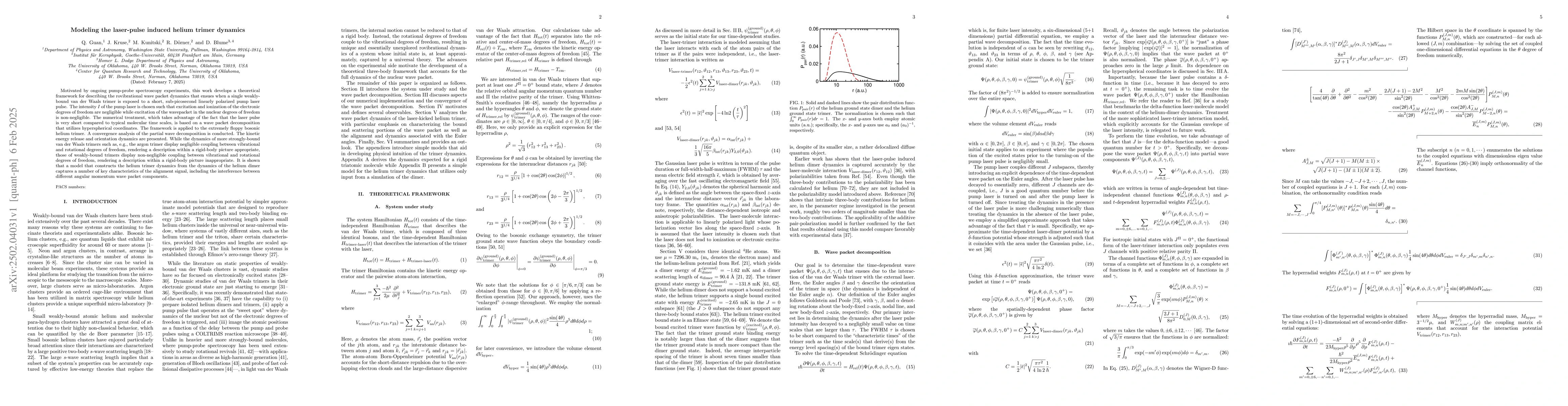 Thumbnail for Modeling the laser-pulse induced helium trimer dynamics