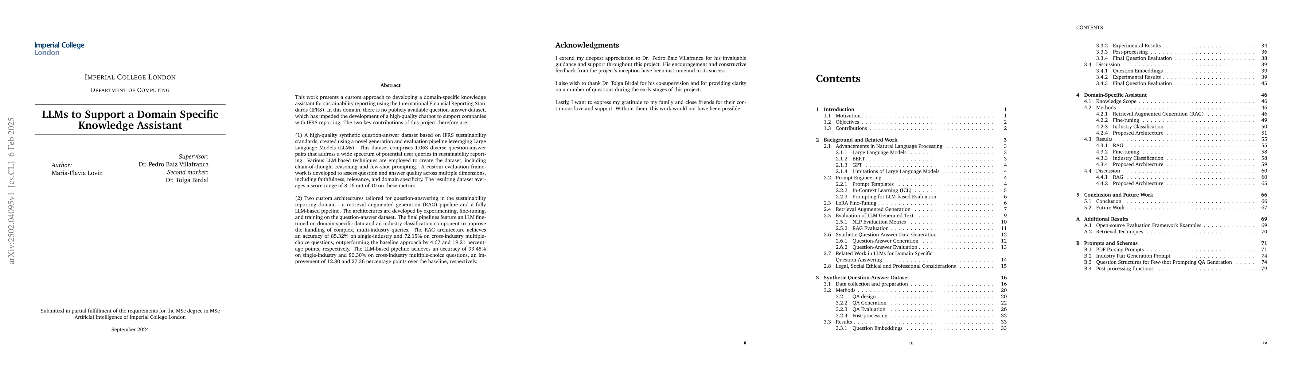Thumbnail for LLMs to Support a Domain Specific Knowledge Assistant
