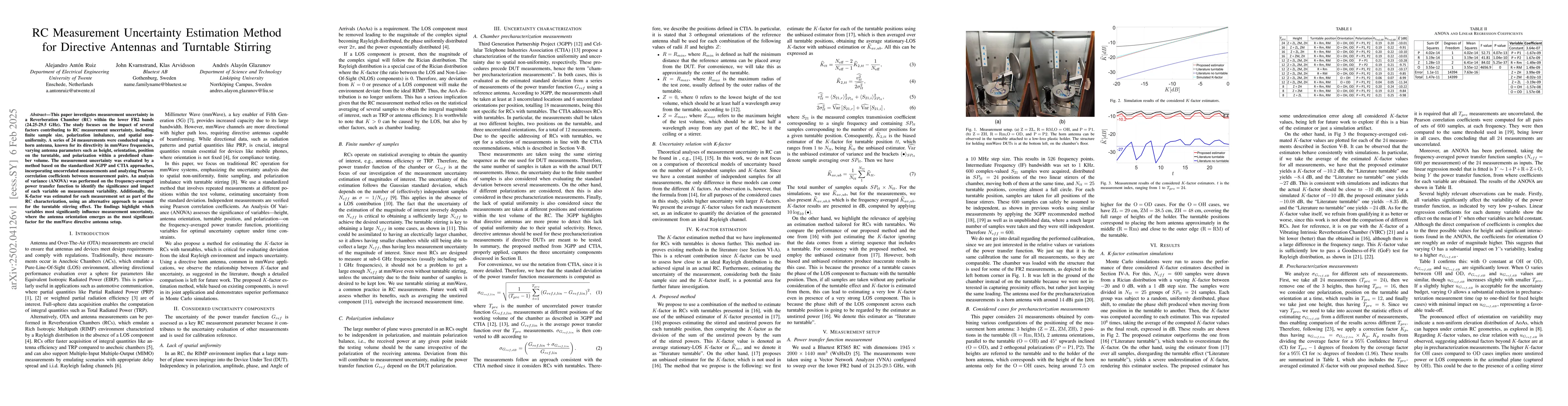 Thumbnail for RC Measurement Uncertainty Estimation Method for Directive Antennas and
  Turntable Stirring
