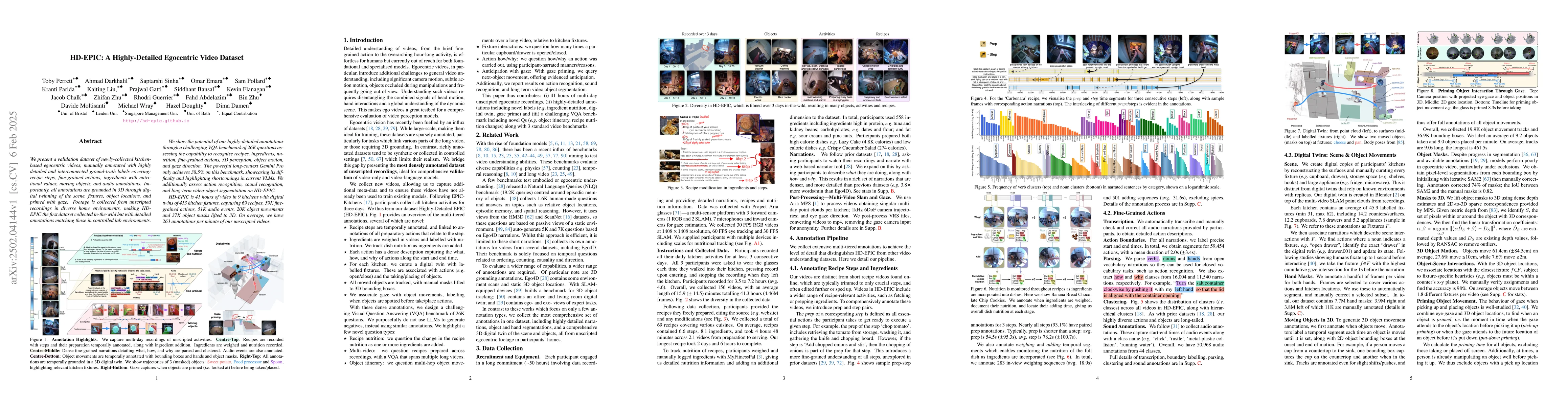 Thumbnail for HD-EPIC: A Highly-Detailed Egocentric Video Dataset
