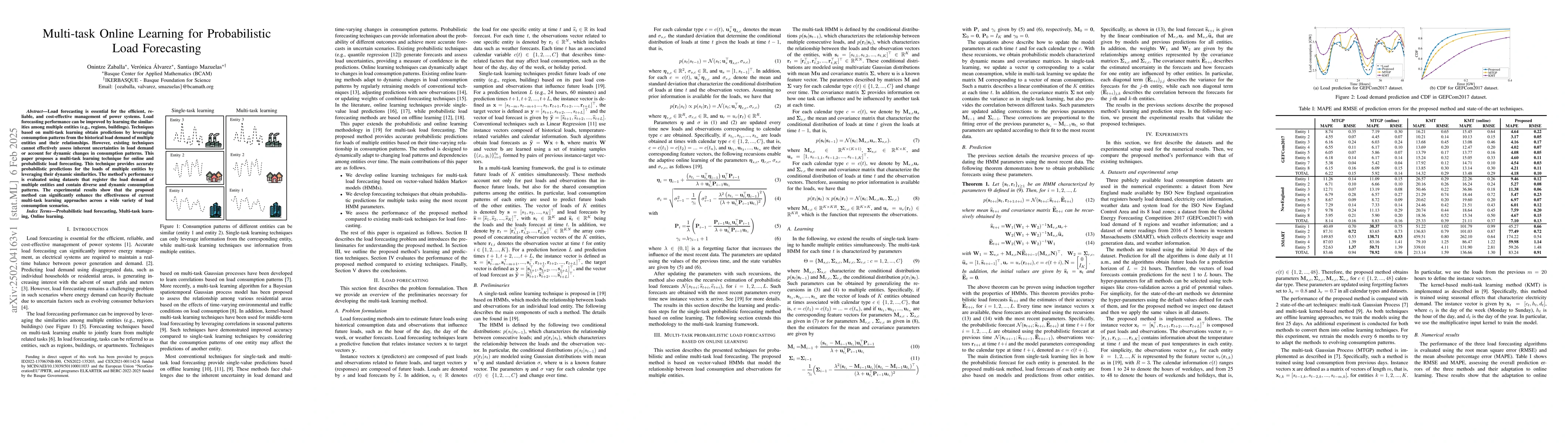 Thumbnail for Multi-task Online Learning for Probabilistic Load Forecasting