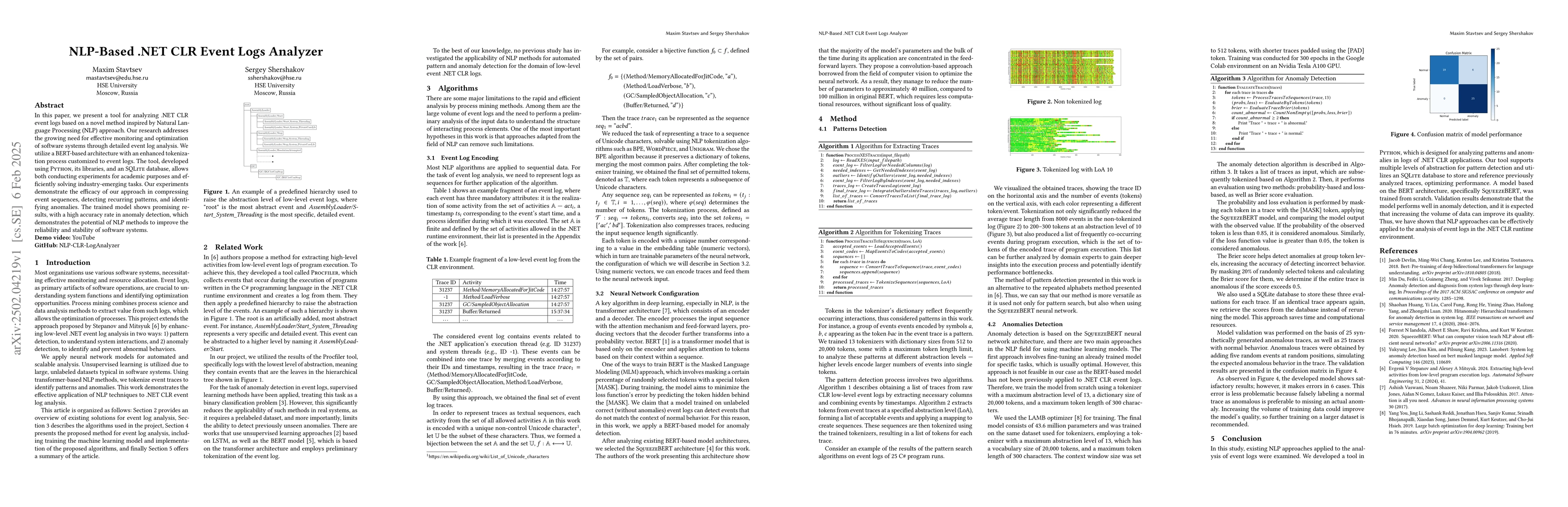 Thumbnail for NLP-Based .NET CLR Event Logs Analyzer