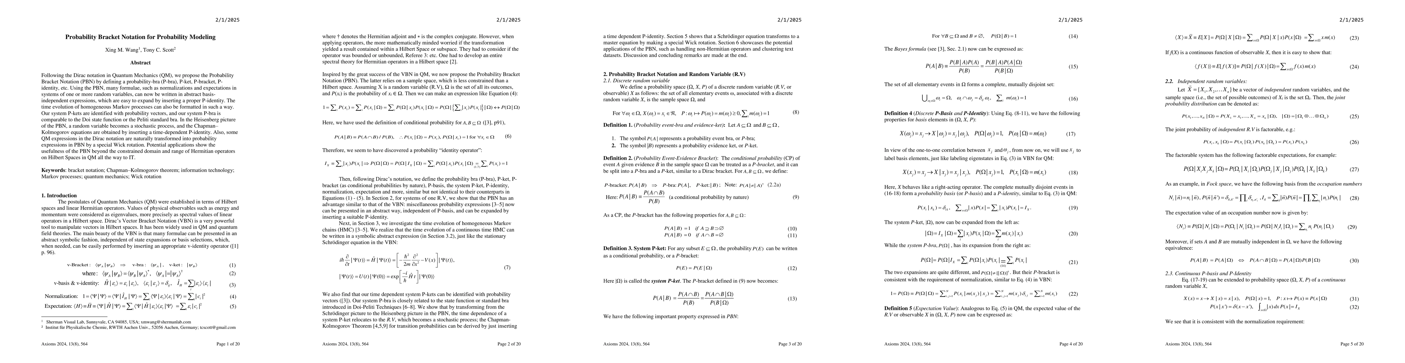 Thumbnail for Probability Bracket Notation for Probability Modeling