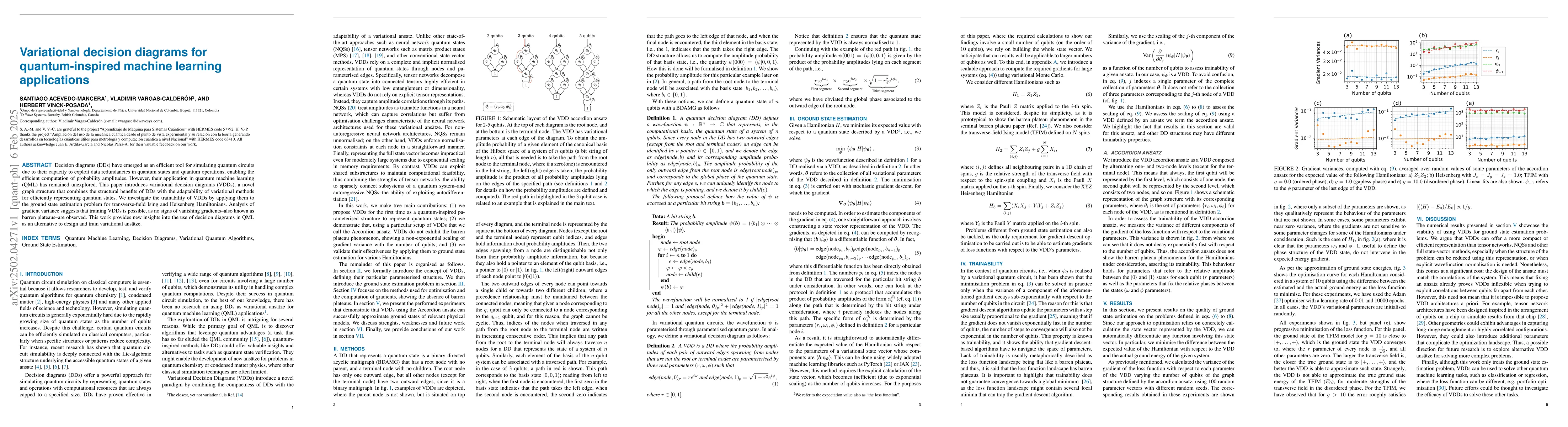 Thumbnail for Variational decision diagrams for quantum-inspired machine learning
  applications