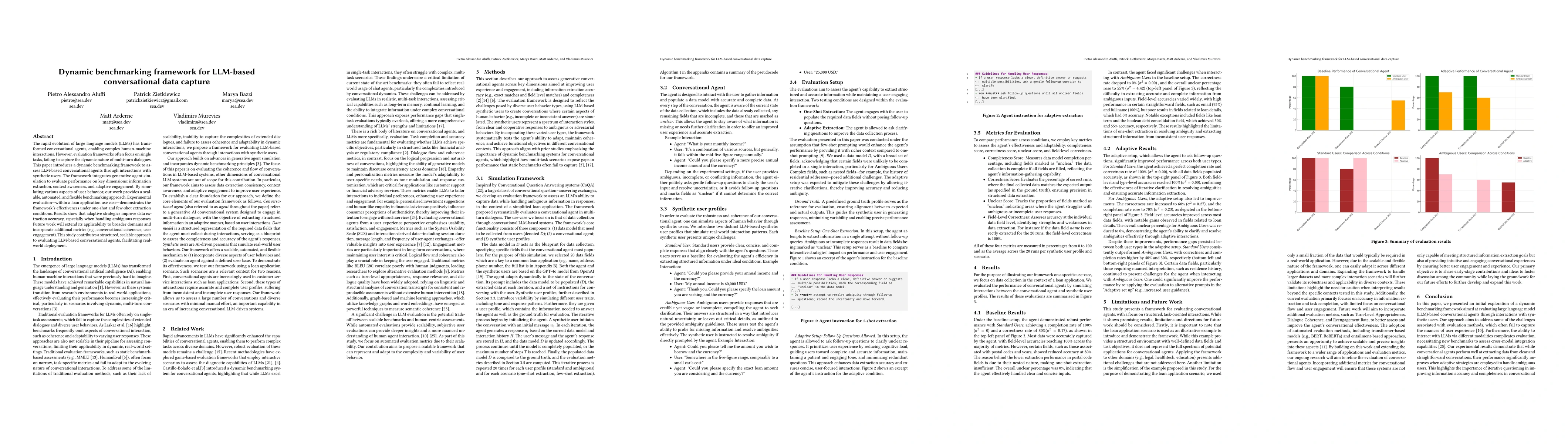 Thumbnail for Dynamic benchmarking framework for LLM-based conversational data capture