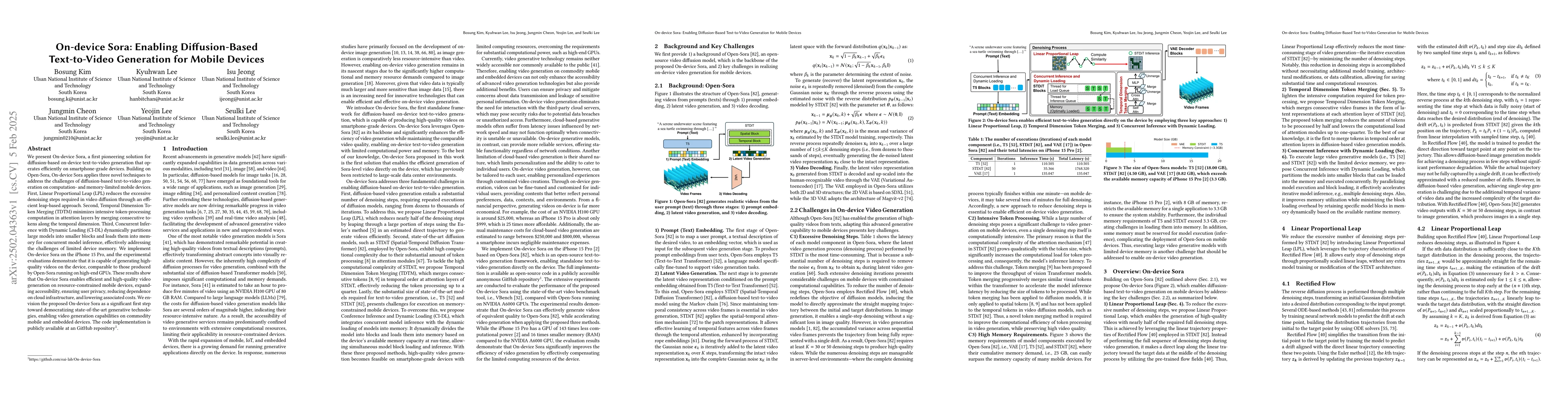 Thumbnail for On-device Sora: Enabling Diffusion-Based Text-to-Video Generation for
  Mobile Devices