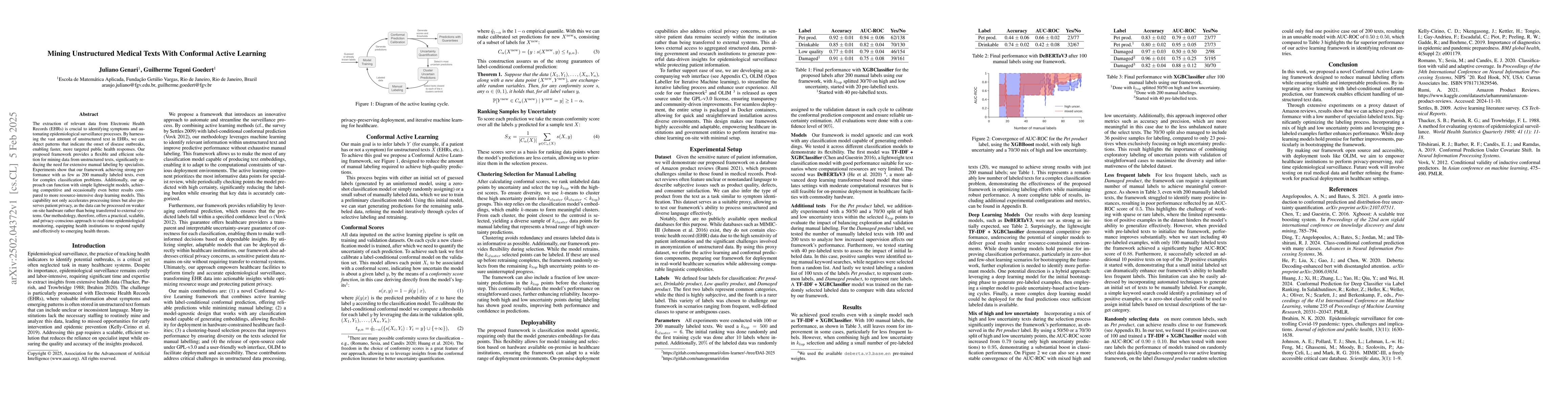 Thumbnail for Mining Unstructured Medical Texts With Conformal Active Learning